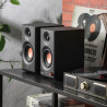 Edifier MR3 Active Studio Monitors, BT V5.4, RCA, AUX, 1-inch Tweeters, 3.5-inch Drivers, 36W (RMS), Tone Control Dials, Black
