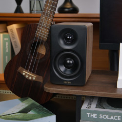 Edifier M60 Bookshelf Speakers, Bluetooth V5.3 (Hi-Res & Hi-Res Wireless), USB-C and 3.5 mm AUX inputs, 1-inch silk-dome tweeter