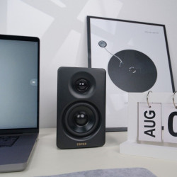 Boxe Edifier M60 BL, 66 W RMS, Bluetooth V5.3, Hi-Res & Hi-Res, DSP, USB-C, 3,5 AUX, ConneX, Carcasa realizata manual, Negru