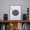 Edifier M60 BL Speakers, 66W RMS, Bluetooth 5.3, Hi-Res Audio, DSP, USB-C, 3.5mm AUX, ConneX, Handcrafted Enclosure, Black