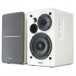 Boxe Edifier R1280T WH-SL 2.0, 42 W RMS, 2xRCA, Telecomanda, Carcasa din lemn, Alb/Argintiu