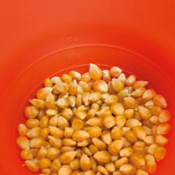 Lekue 1009035 Microwave Popcorn Maker, 2.8 liters, Ø20x14.5 cm, Serves up to 3 people, -60 to +220°C, Red