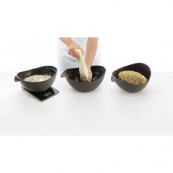 Vas preparare si coacere paine Lekue 1009037, 28 x 23 x 13 cm, 600 ml, Silicon platinat, -60 +220 °C, Negru