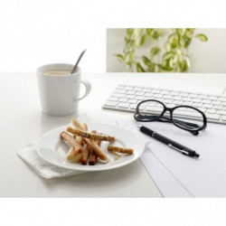 Lekue 1009038 Cracker and Grissini Baking Mold, 240 ml, Makes up to 30 crackers, Ø25x1.9 cm, -60 to +220°C, Brown