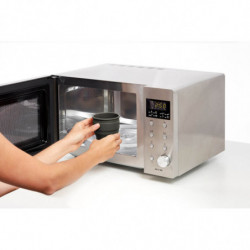 Σετ 4 φορμών για παγωτό σε ξυλάκι Lekue 1009044, 350 ml, -20°C / +100°C, Καπάκια, Γκρι