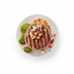 Grill pentru cuptorul cu microunde Lekue 1009081, 25,2 x 14,8 x 5,4 cm, Silicon platinat, Otel cu acoperire antiaderenta, 0 /+240 °C, Roșu