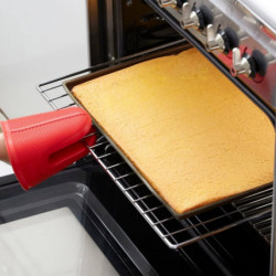 Lekue 1009100 Roll Baking Mat, 40x30 cm, Platinum Silicone, -60°C to +220°C, Brown