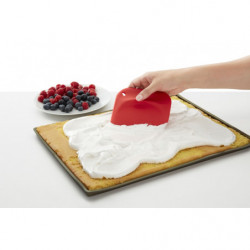 Tava pentru copt Lekue 1009100, 40x30 cm, Silicon platinat, -60°C p/ +220°C, Maro