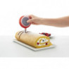Lekue 1009100 Roll Baking Mat, 40x30 cm, Platinum Silicone, -60°C to +220°C, Brown