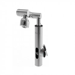 Elite EHD-1511M Water Heater, 3300W, 360° Rotation, Self-heating, LED Display, IPX4, Silver