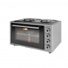 Elite EMO-FL 48 2588 Compact Oven, 2000W, 48 liters, 3 modes, 3 heat settings, Double-paned glass, Thermostat, Turbo fan, Gray