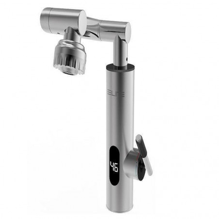 Elite EHD-1511M Water Heater, 3300W, 360° Rotation, Self-heating, LED Display, IPX4, Silver