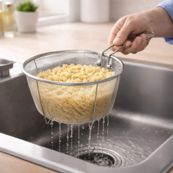 Just Perfecto JL-331 Cookware Set, 6-Piece, Marble Finish, Induction Compatible, Glass Lid with Steam Vent, Beige