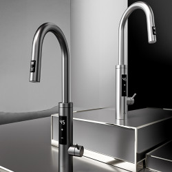 Ηλεκτρική μπαταρία Elite EHD-1514PP, 3300W, Ρυθμιζόμενη ισχύς, Περιστροφή 360°, Αυτοθέρμανση, Οθόνη αφής, IPX4, Ασημί