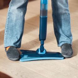 Philips OneUp 5000 XV5113/01 Electric Mop, 2Ah, 70 min, 50 m², 281/178 ml, 2 modes, 360° head, LED indicator, USB charging, Blue