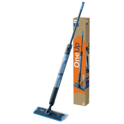 Philips OneUp 5000 XV5113/01 Electric Mop, 2Ah, 70 min, 50 m², 281/178 ml, 2 modes, 360° head, LED indicator, USB charging, Blue