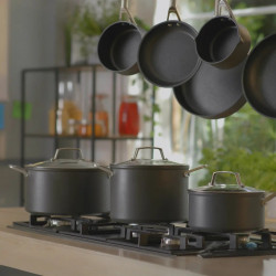 Ninja Zerostick Premium C35005DE 9-Piece Cookware Set, Non-Stick Technology, Up to 260°C, Induction Compatible, Black