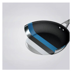 Set oale si tigaie Ninja Zerostick Premium C35005DE, 9 piese, Tehnologie antiaderenta, Pana la 260°C, Inductie, Negru