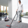 Прахосмукачка без торба Dyson Big Ball Parquet 2 228566-01, 600W, 165AW, 1.5 л, 2-степенна технология Radial Root Cyclone, Автоматично изправяне при преобръщане, Никел/лилав