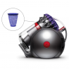 Прахосмукачка без торба Dyson Big Ball Parquet 2 228566-01, 600W, 165AW, 1.5 л, 2-степенна технология Radial Root Cyclone, Автоматично изправяне при преобръщане, Никел/лилав