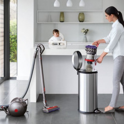 Dyson Big Ball Parquet 2 Bagless Vacuum Cleaner 228566-01, 600W, 165AW, 1.5 L, 2-stage Radial Root Cyclone technology, Automatic righting if tipped over, Nickel/Purple