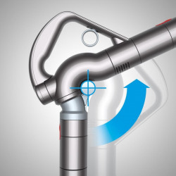 Dyson Big Ball Parquet 2 Bagless Vacuum Cleaner 228566-01, 600W, 165AW, 1.5 L, 2-stage Radial Root Cyclone technology, Automatic righting if tipped over, Nickel/Purple