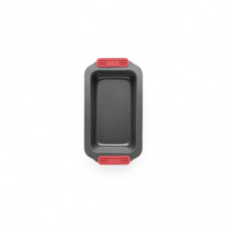 Lekue Baking Pan 1009446, 31x17x6.9 cm, Ceramic Non-Stick Coating, Carbon Steel, From +4°C to +240°C, Black/Red