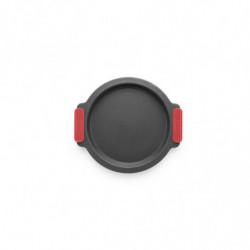 Lekue Baking Pan 1009447, Ø26.5 cm, Ceramic Non-Stick Coating, Carbon Steel, From +4°C to +240°C, Black/Red