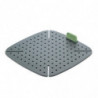 Lekue 1010156 Hot Air Fryer Baking Mat, 22x22 cm, -20/+220°C, Silicone, Gray