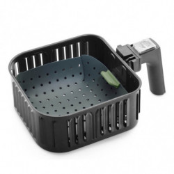 Pad cos pentru friteuze cu aer cald Lekue 1010156, 22x22 cm, -20/+220°C, Silicon, Gri