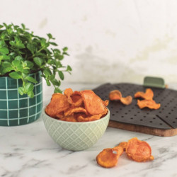 Pad cos pentru friteuze cu aer cald Lekue 1010156, 22x22 cm, -20/+220°C, Silicon, Gri