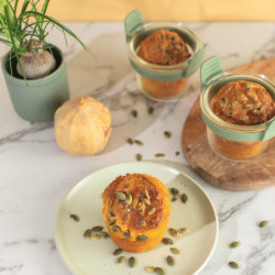 Set of 4 Lekue 1010157 Air Fryer Baking Cups, 10.5 x 9.5 cm, -20 to +220°C, Green