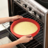 Lekue Baking Pan 1010161, 28 cm diameter, -60 to +220°C, Platinum Silicone, Red