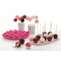 Lekue Baking Pan 1010174, Ø25x4.3 cm, -60 to +220°C, Platinum Silicone, Pink