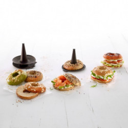 Комплект форми за приготвяне на бейгъли Lekue 6 броя