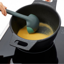 Черпак за супа Lekue 1010180, 29 см, Против надраскване, Гъвкава глава, 4/220°C, Зелен