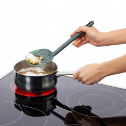 Lekue Slotted Spoon 1010183, 29 x 6.4 x 9.5 cm, -4 to +220°C, Scratch-resistant, Polyester resin, Green