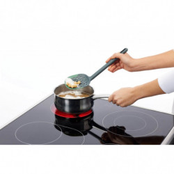 Τρυπητή κουτάλα Lekue 1010183, 29x6,4x9,5 εκ., από +4 έως +220°C, ανθεκτική στις γρατζουνιές, ρητίνη πολυεστέρα, Πράσινη