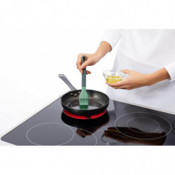 Lekue 1010185 Spatula, 21 x 1.8 x 4 cm, -4 to +220°C, Scratch-resistant, Polyester resin, Green