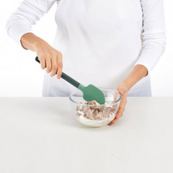 Lekue 1010186 Spatula, 28.5 cm, Scratch-resistant, 4/220°C, Flexible edge, Green