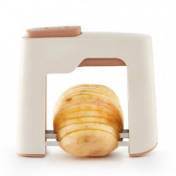 Lekue 1010191 Vegetable Cutter, Stainless Steel Blades, Beige