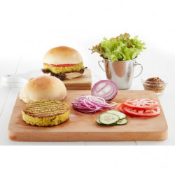 Lekue 1010193 Vegetable Burger Maker, -20/+80°C, ABS, Green