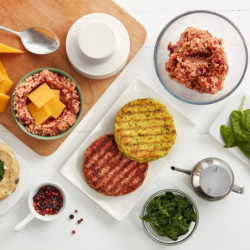 Lekue 1010193 Vegetable Burger Maker, -20/+80°C, ABS, Green