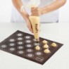 Lekue Baking Mat 1010197, 40x30 cm, Silicone, Micro-perforated, +4/220°C, Black