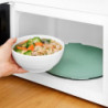Lekue 1010202 Microwave-Safe Silicone Mat for Glass Dishes, Ø24.5 cm, Non-Slip, Raised Edges, -60/+220°C, Silicone, Green