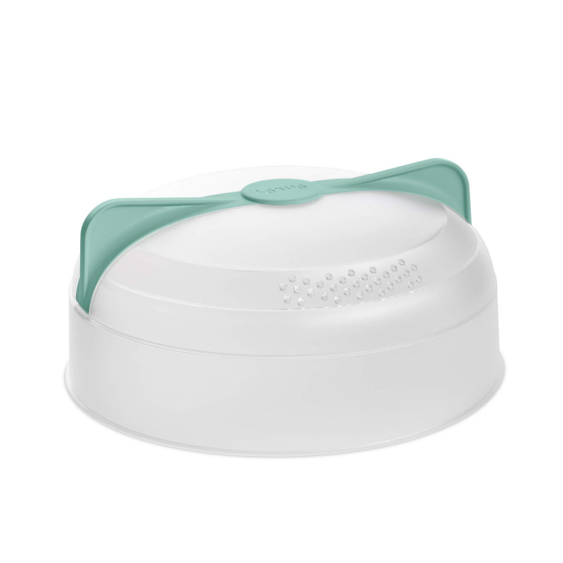 Lekue 1010203 Microwave Cover to Protect Against Splatters, Ø24.5 cm, 4/220°C, Green