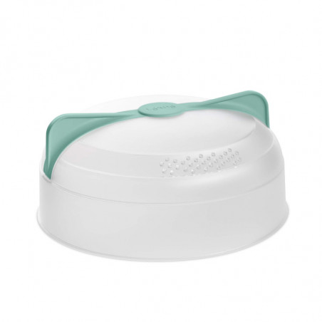 Lekue 1010203 Microwave Cover to Protect Against Splatters, Ø24.5 cm, 4/220°C, Green