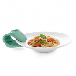 Lekue 1010204 Hot Pot Handle Set, 2 pieces, Silicone, Non-slip, -60/+220°C, Green