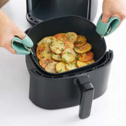 Lekue 1010204 Hot Pot Handle Set, 2 pieces, Silicone, Non-slip, -60/+220°C, Green