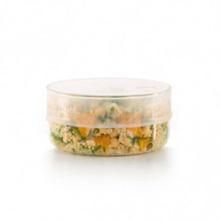 Lekue 1010213 Food Storage Lid, 15–18 cm, Silicone, Airtight Seal, -60/+220°C, Clear